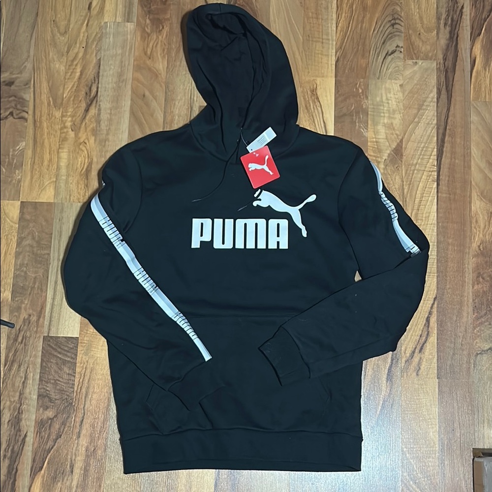 Puma Black and White Sweatshirt Hoodie